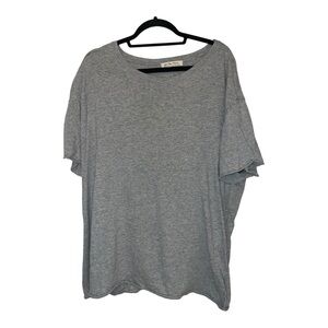 We The Free Oversized Heather Gray Short Sleeve Tee
